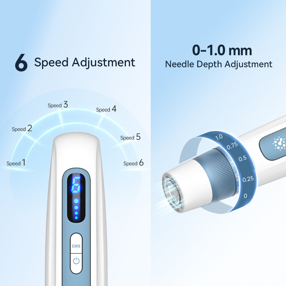 Pantalla de seis velocidades y anillo de profundidad H5 de 0 a 1,0 mm
