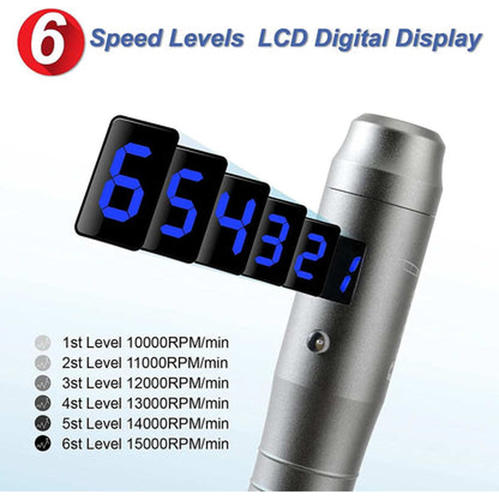 Pantalla digital M8 con seis velocidades